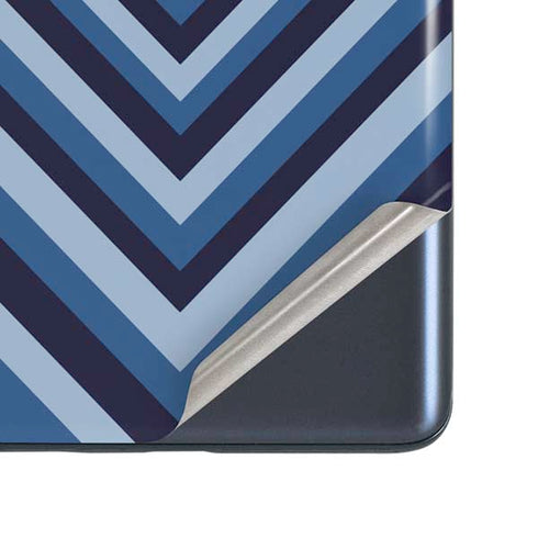 Blue Heart Pattern Galaxy S20 Fan Edition Skin